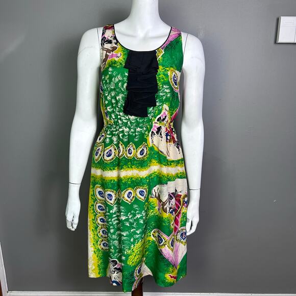 Moulinette Soeurs by Anthropologie Dresses & Skirts - Moulinette Soeurs size 6 Whimsical graphic print carousel horses nature playful